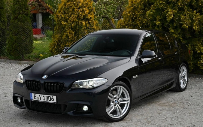 BMW Seria 5 cena 73900 przebieg: 177228, rok produkcji 2015 z Swarzędz małe 781
